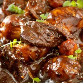 dusena jahňacia pečeň